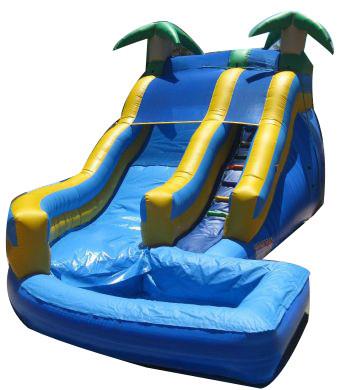 China Inflatble Slide / inflatable pool slide / inflatable giant palm pool slide for sale