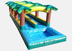 China Most funny and exciting summer popular inflatable pool slide for sale