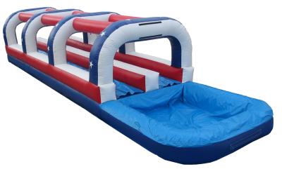 China inflatable tropical slide, best sale outdoor inflatable slip slide for sale