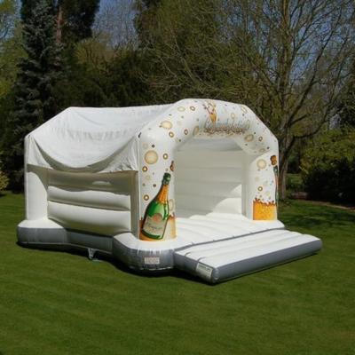 China inflatable wedding white bouncer for outdoor wedding event for sale