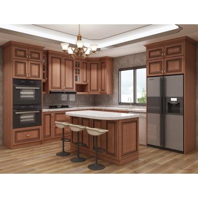 China CBMmart Industrial Base Solid Wood Kitchen Designs Luxury Antique Sideboards for sale