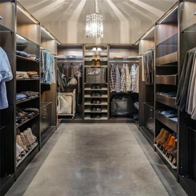 China Adjustable (Other) Made In China Customized Walk In Closet Modern Design Walk In Wardrobe for sale