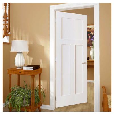 China Sound Insulation Factory Supplier Wooden Door White Primed Veneer Design Home Interior Doors for sale