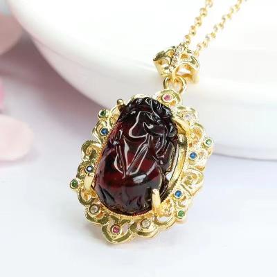 China CLASSIC Amber blood Pixiu pendant Z1Z28-041 for sale