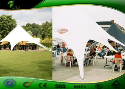 China Professional White  Sun Shelter Canopy Star Shape Tent For Exhibition for sale