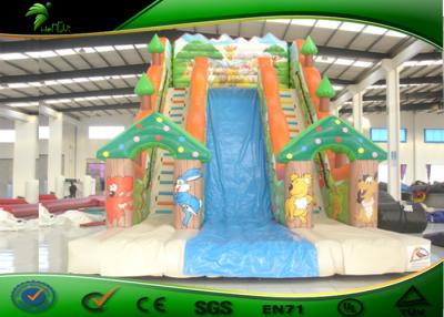 China Het Kasteeldia van Bouncy van het Pretpark Bosthema Opblaasbare voor Jonge geitjes Te koop