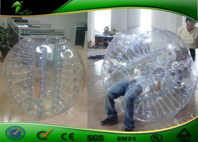 China Bola de parachoques humana inflable transparente asombrosa para los niños/el fútbol de la bola de Zorb en venta