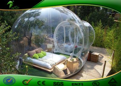 China Clear Inflatable Bubble Tent , TPU Inflatable Bubble Outdoor Camping Tent for sale