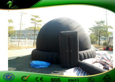 China Tent 6m van het projectie Opblaasbare Planetarium Zwarte Enige de Koepeltent van de Laaglucht Te koop