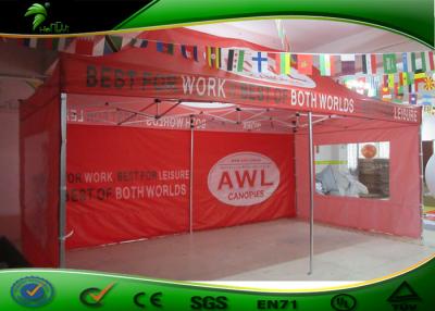 China Red Trade Show Event Advertise Aluminum Folding Outdoor Canopy Tent 3X6m for sale