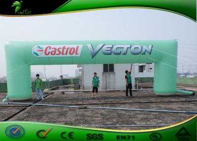 China Customized 2M High Inflatable Arches Green PVC For Outdoor Activity for sale