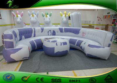 China Inflatable Shapes / Waterproof White Inflatable Sofa Bed / Gaint Inflatable sleeping Sofa Chair For Rest for sale