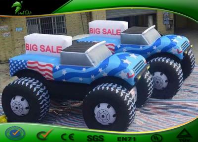 China Customized Inflatable Car Shapes / Giant Inflatable Car Model Balloon For Advertising for sale