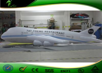 China 5m Long LED Advertising Model Plane , Giant Inflatable Airplane For Advertising for sale