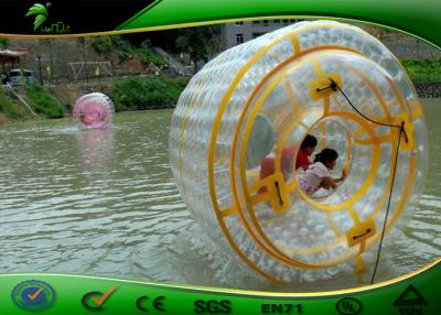 China 2.7 Meters Long Durable Water Zorb Ball Inflatable Water Roller Waterproof for sale