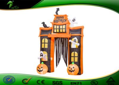 Cina Zucca gonfiabile/fantasma di Halloween della decorazione gonfiabile dell'arco con il totalizzatore di Candy in vendita