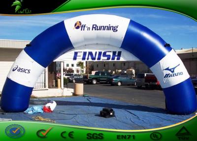 China Semi Circle Inflatable Archway / Inflatable Finish Arch For Outdoor Racing Event for sale