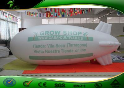 China Customized Logo 5m Inflatable Blimp / Airship / Inflatable Zeppelin Helium Balloon for sale