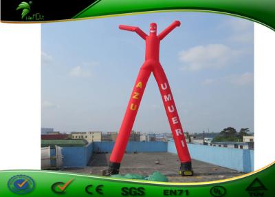 China Bailarines inflables del aire de las piernas del gigante 2/bailarín inflable rojo del cielo del hombre de la onda para al aire libre en venta