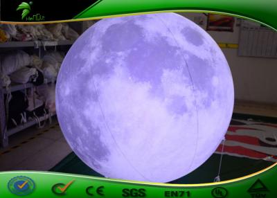 Cina Sfera gigante dell'elio del pianeta 2M del LED della luna del pallone leggero gonfiabile gonfiabile di forma in vendita