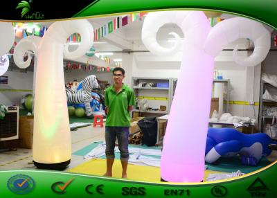 China Decoración inflable transparente de la iluminación del PVC/tráfico inflable para el partido en venta