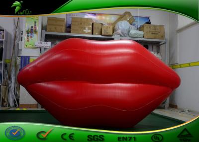 China PVC Inflatable Red Lips Shape Model / Inflatable Lip Balloon For Display for sale