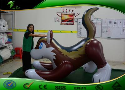 China Customized Inflatable Husky Dog Cartoon / Inflatable Husky Animal Dog For Sale for sale