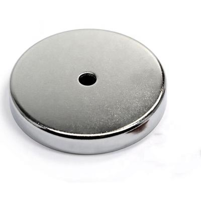 China Industrial Magnet Neodymium Disc Countersunk Hole Magnets for sale