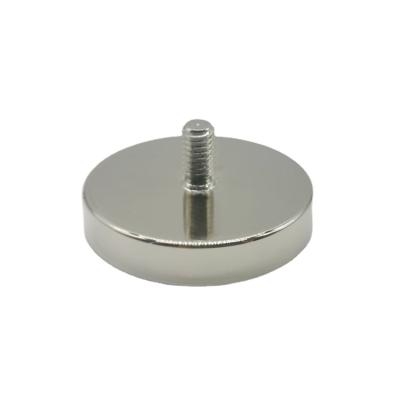 China Strong Industrial Magnet Wire-Male Mounting External Threaded Magnets Pot Neodymium Magnet for sale