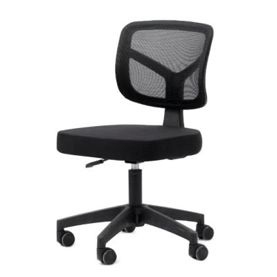 China Wholesale Swivel Office Chair Mesh Office Computer Desk Chair Without Armrest Reception Chair for sale