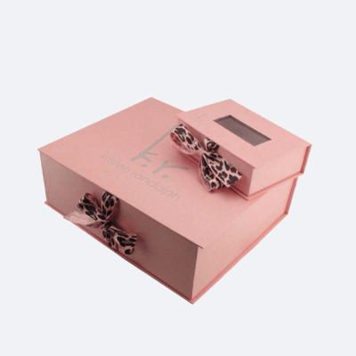 China Recycled Custom Flat Magnetic Candle Materials Art Paper Candle Packaging Folding Product Gift Box Jewelry Ribbon Boxes for sale