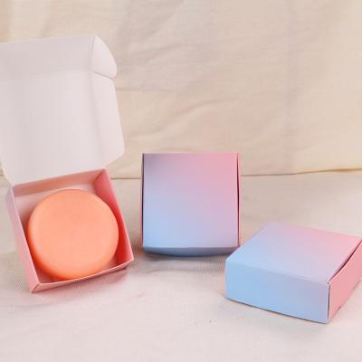 China Wholesale Portable Disposable Recyclable Custom Design Pocket Colorful Gift Box Soap Packaging Paper Soap Packaging Box for sale