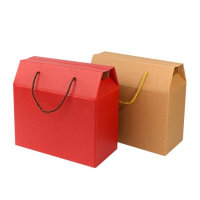 China Recycled Materials Wholesale Low Price Cardboard Good Quality Recyclable Custom Printed Corrugate Empty Gable Box Storage Gable Boxes for sale