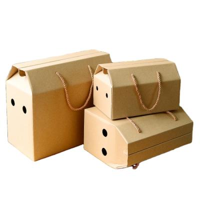 China Recycled Printing Materials Factory Large Storage Gable Eco-friendly Gable Boxes Direct High Quality Wholesale Custom Packing Box for sale