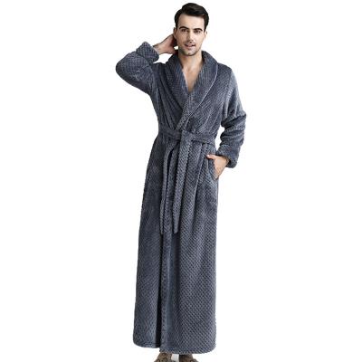 China Sleep Wear QUICK DRY Hooded Integral Zipper Up Casual Flannel Long Sleeve Men And Women Soft Robe for sale