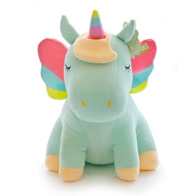 China Newborn Baby Dolls Rainbow Plush Toy Stuffed Cubs White Super Soft Cute Unicorn Toys For Sale for sale