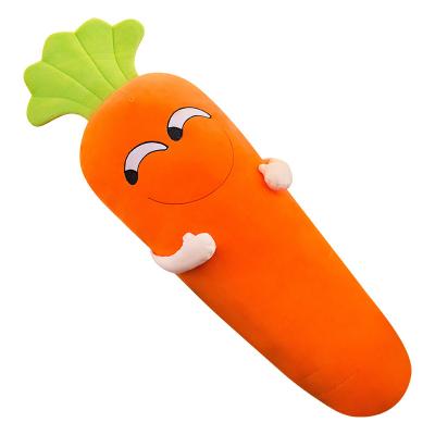 China 237big soft funny toy kawaii carrot plush stuffed pillow baby plushie room decor toys for sleep for sale