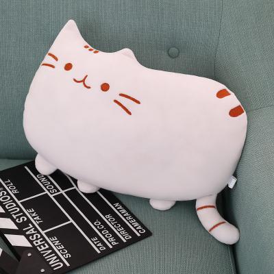 China Selling Soft White Whole Designer Cat Plush Spandex Color Variety Decorative Toy Pillow Shapes Stuffed Soft Toys for sale