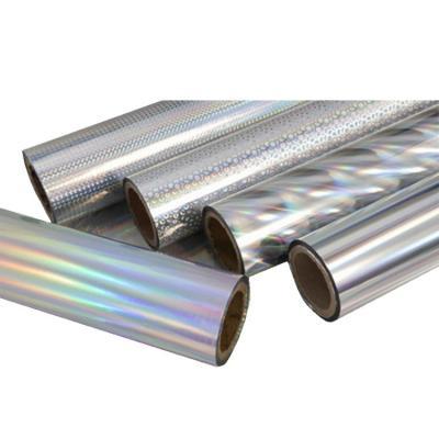 China Industrial Holographic Metallized Plastic Film Lamination Film with Customized Designs for sale