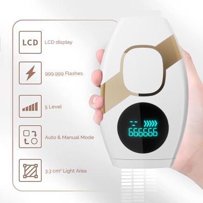 China Smooth Lady Rejuvenation IPL permanent hair removal lazer LCD display Handset Private LASER HAIR REMOVAL DEVICE for sale