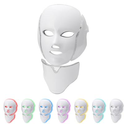 China Pigment Removal 7 Colors Programmable Led Facial Beauty Skin Rejuvenation Led Mask for sale