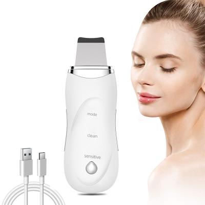 China 2021 Newest Beauty Skin Care Device Deep Cleansing Deep Facial Cleansing Device Personal Ultrasonic Cleanser Ultrasonic Facial Cleanser for sale