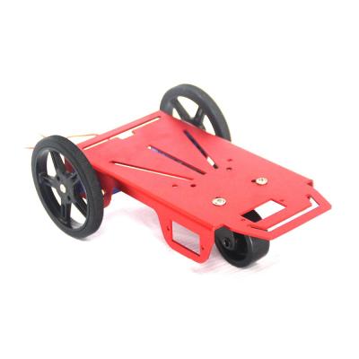 China Toy Robot Car Kit Educational Battery Operated Multi Functional 2WD Chassis for sale