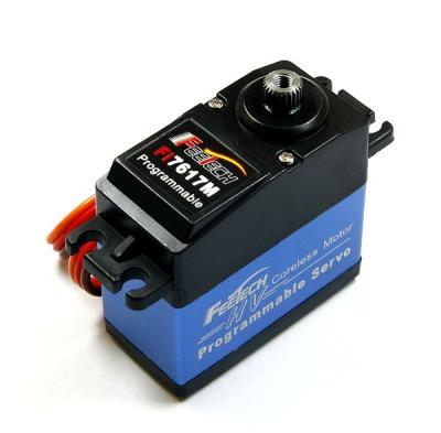 China RC Hobby FEETECH Fi7617M 7.4V 15KG TorqueHigh Power Digital RC Boat Servo Waterproof Servo for sale