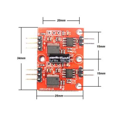 China Radio Control Toy Servo Motor Control Driver Board FT-SMC-2CH For Arduino Robot Biped Spider DIY for sale