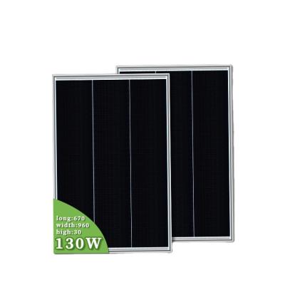 China Manufacturer Factory Price 100W Direct Solar Power Panel Per Offset Roof 156.75*156.75mm Mono for sale