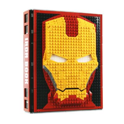 China DIY TOY Wholesale rvel hero series Ironman Book 2615Pcs Plastic Blocks My Building Block Toy With 55 Figures Children&'s Model for sale