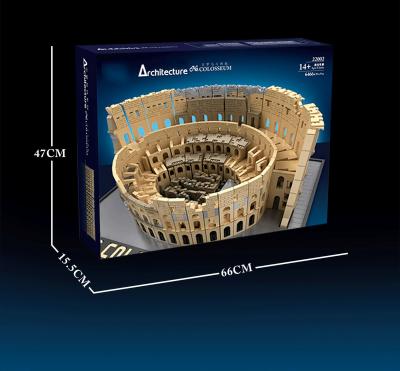 China Toy Factory Direct 6466Pcs Building Toys ABS Plastic Colosseum Educational Puzzle Blocks Toys Children for sale