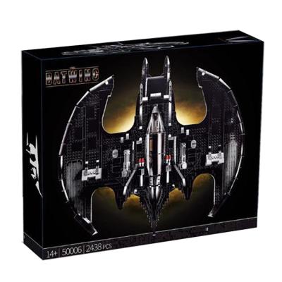 China DIY TOYS 2021 2438PCS Hot Superhero Bat Ship Model Building Blocks Legoing Toys For Children Interesting Gifts for sale