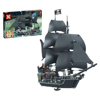 China DIY TOYS Pirate 2020 Hot 875PCS Caribbean Black Pearl Model Building Blocks Legoing Toys For Kids Interesting Gifts for sale